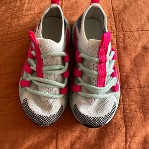 Athletic Works Knit Cage Slip on Sneakers- memory foam size 8 toddler